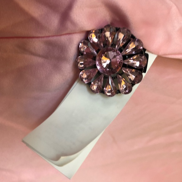 KATE SPADE •Rare• Faux Fur Trim Coat Tulip Pink Coat Jacket Size 2 - Picture 11 of 11